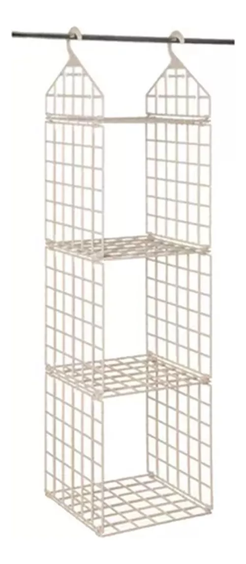 Organizador de closet colgante de rejilla