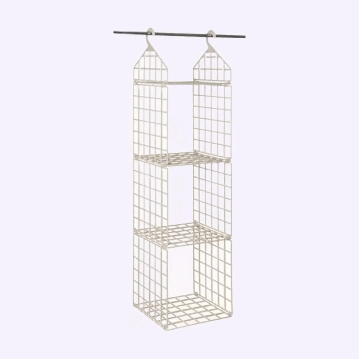 Organizador de closet colgante de rejilla