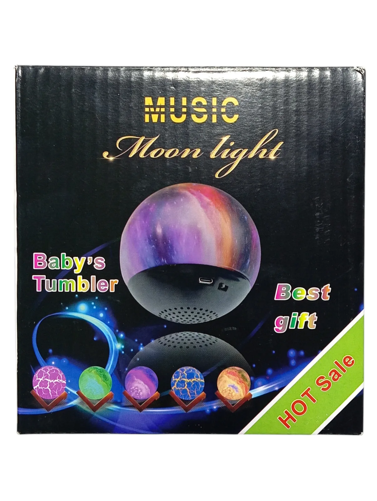 Lámpara galaxia con parlante Bluetooth y control