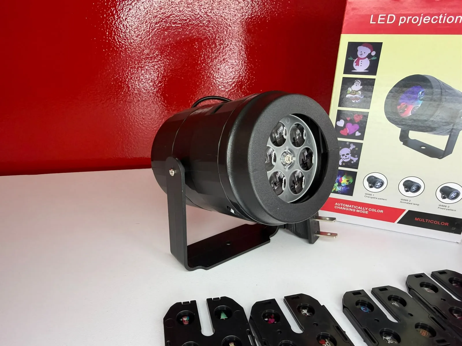 Proyector de luces navideñas con 6 diseños