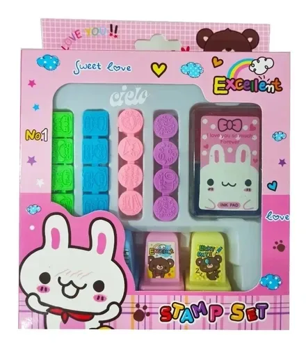Set de sellos infantiles x21
