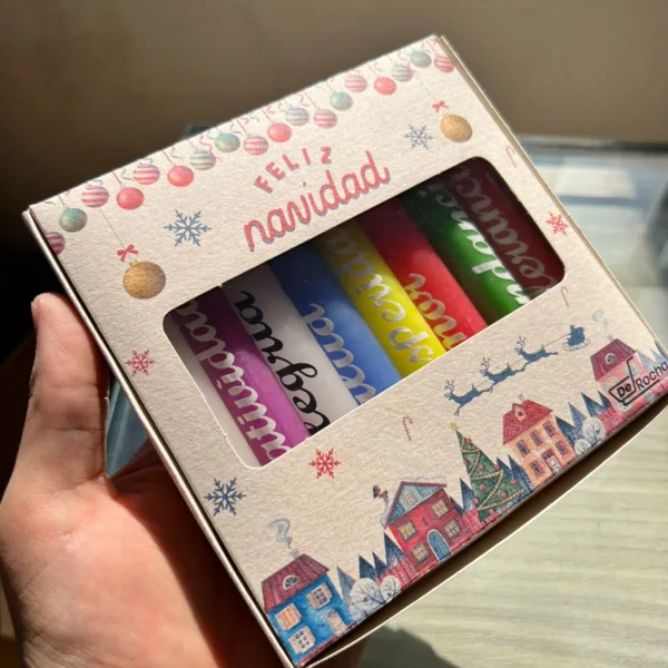 Velas navideñas x8 para el Día de las velitas