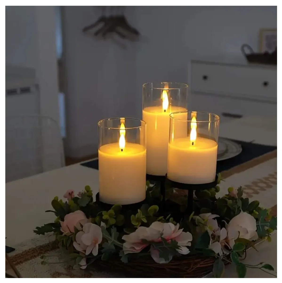 Velas LED sin llama x3