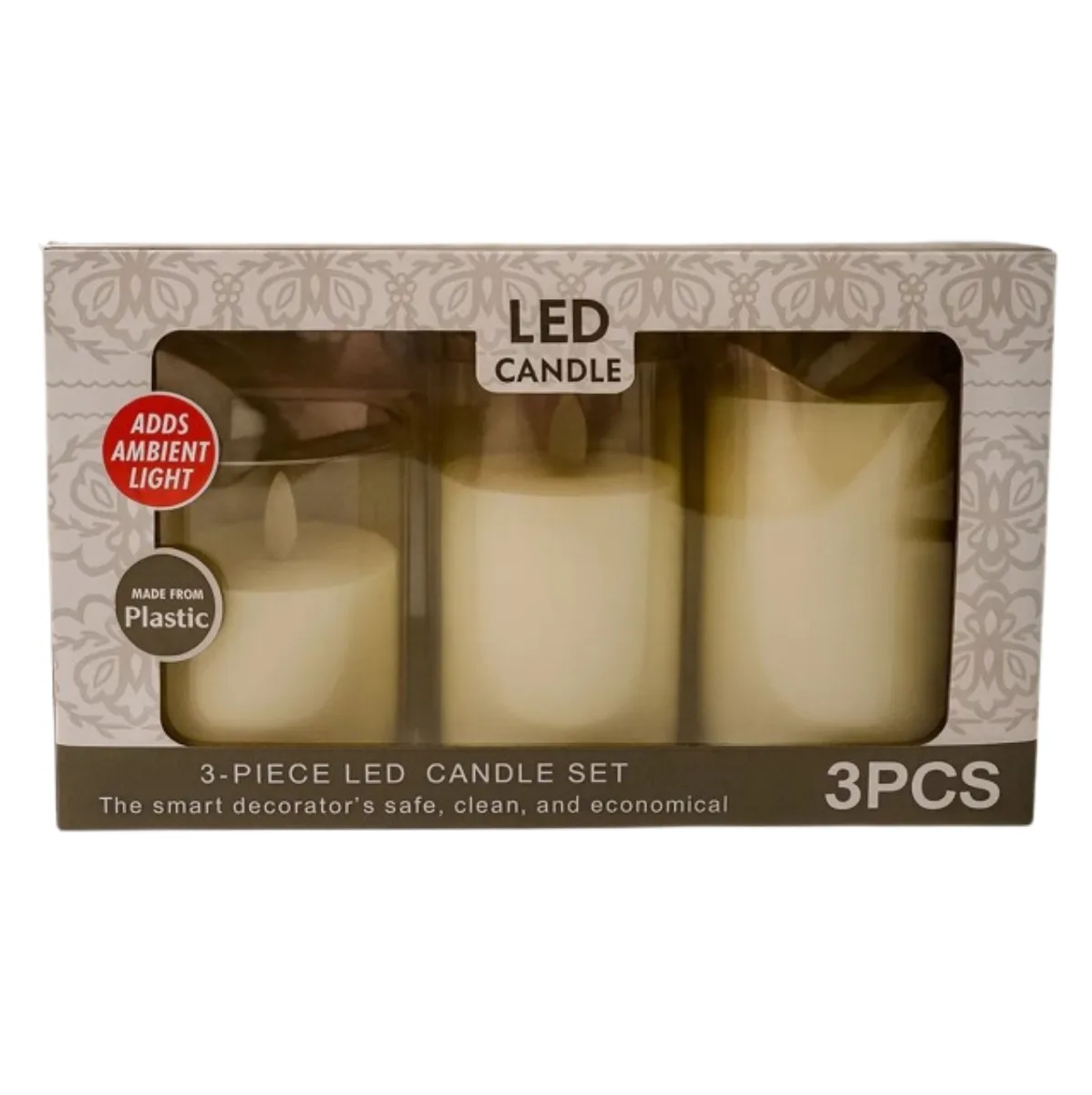 Velas LED sin llama x3