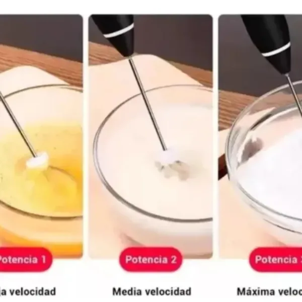 Batidor eléctrico de mano recargable