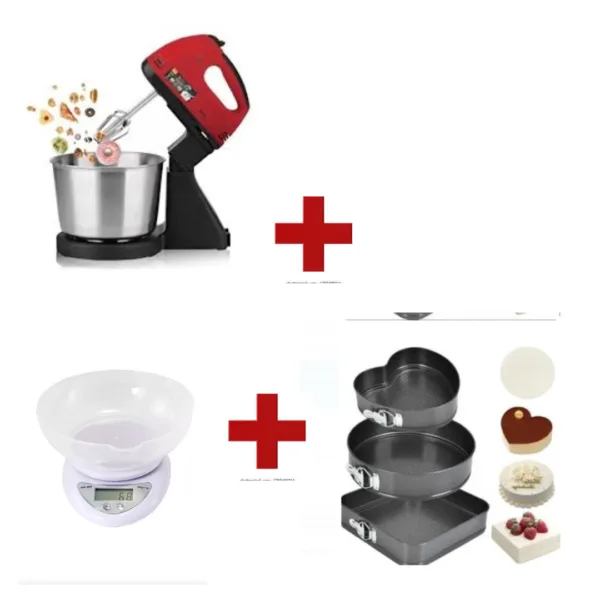 Batidora de pedestal 2 L con moldes y gramera