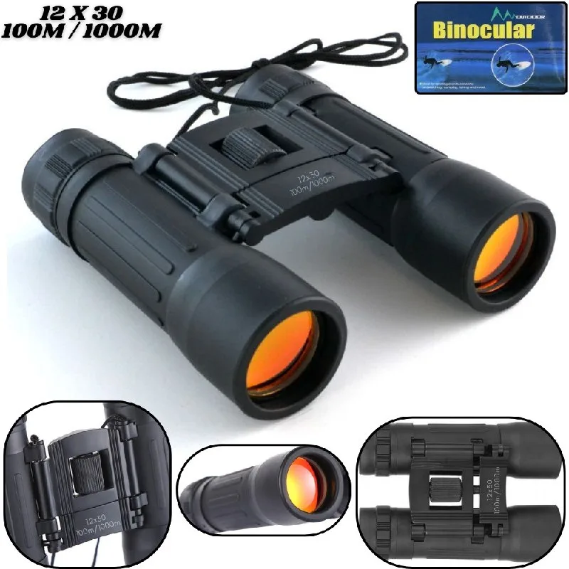 Binoculares compactos 12x30