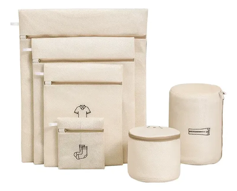 Set de 5 bolsas de lavado para lavadora