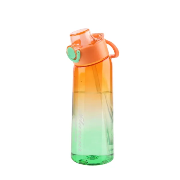 Botella deportiva de 900 ml con 3 cápsulas de sabor