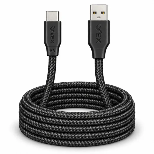 Cable USB a tipo C de 3 metros trenzado