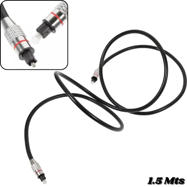 Cable óptico de audio digital de 1,5 m