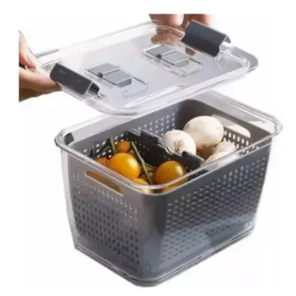Recipiente para conservar frutas y verduras de 4,5 L