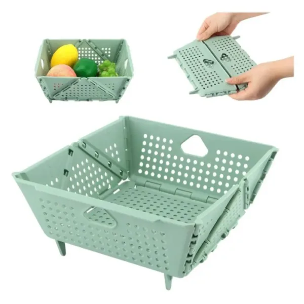 Canasta plegable multiusos para frutas y verduras