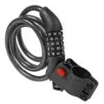Candado espiral para bicicleta con clave de 5 dígitos