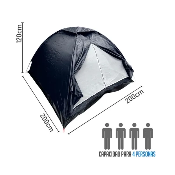 Carpa de camping para 4 personas