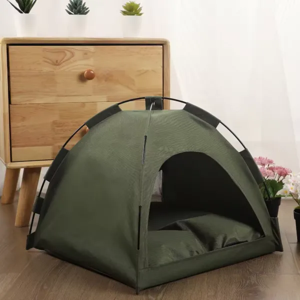 Carpa con cojín para mascotas