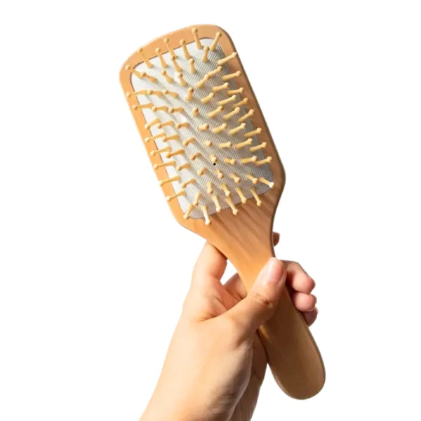 Cepillo de bambú para el cabello