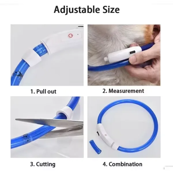 Collar ajustable para perros y gatos pequeños