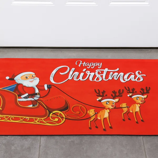 Combo almohada 3D y tapete navideño