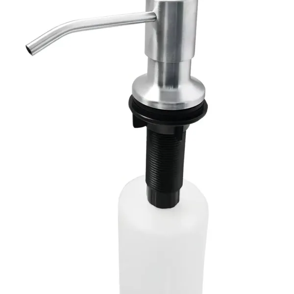 Dispensador de jabón para lavaplatos en acero