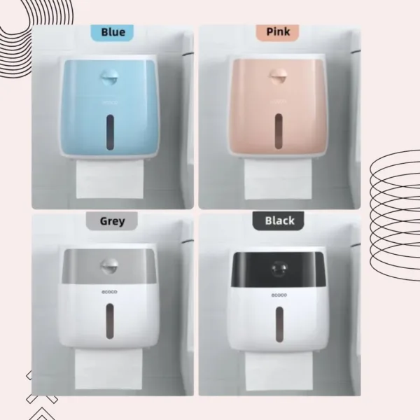 Dispensador de papel higiénico con repisa
