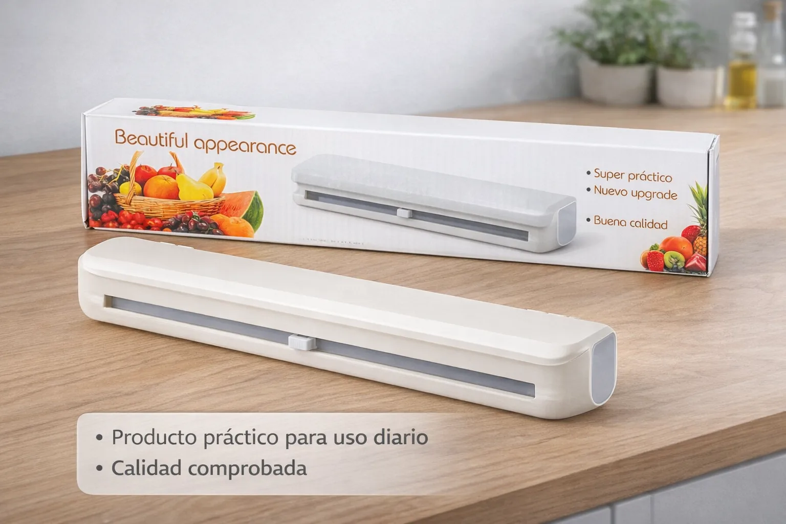 Dispensador de vinipel con cortador e imán