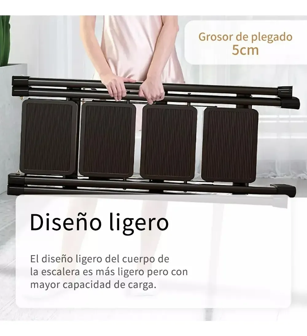 Escalera plegable de 4 pasos