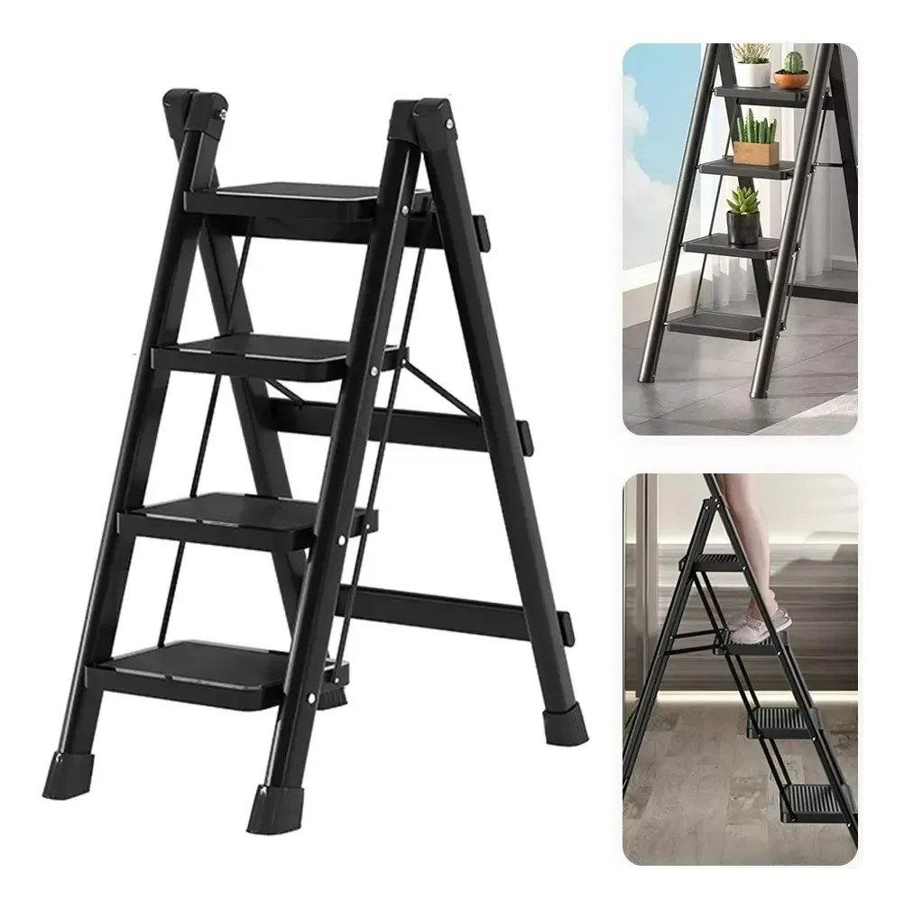 Escalera plegable de 4 pasos