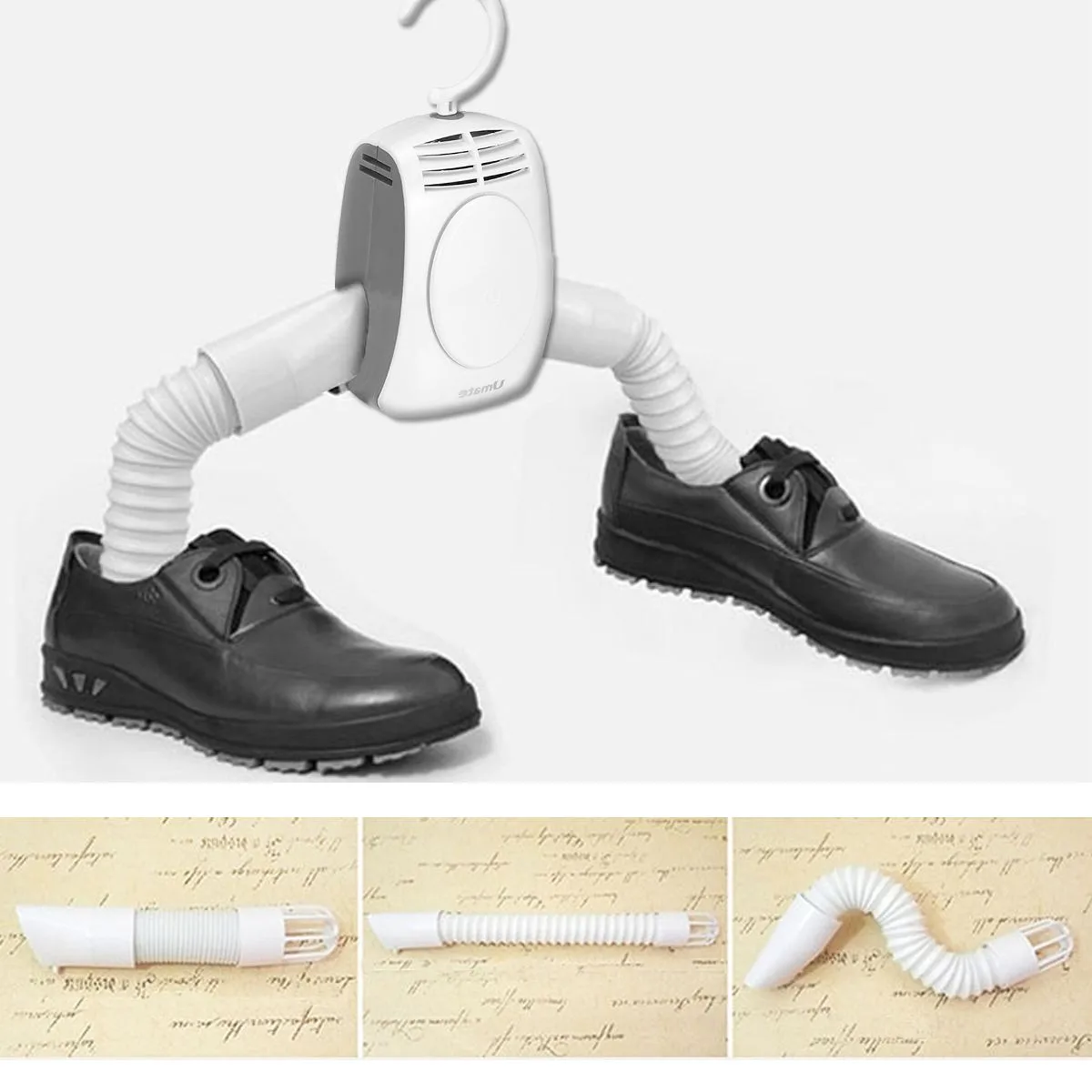 Gancho secador de ropa y zapatos portátil