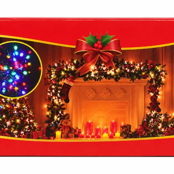Luces LED multicolor de 300 bombillos de 14 m