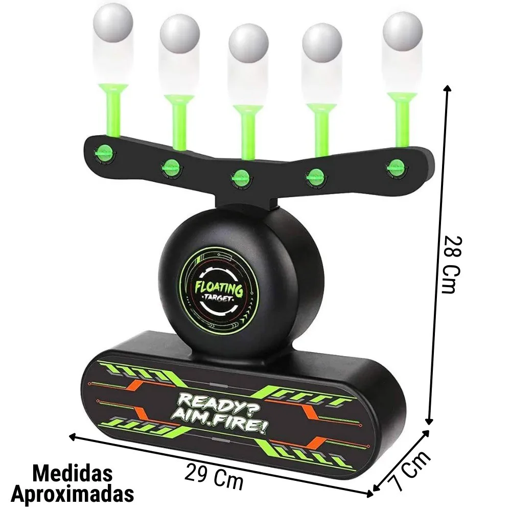 Juego de tiro al blanco con bolas flotantes