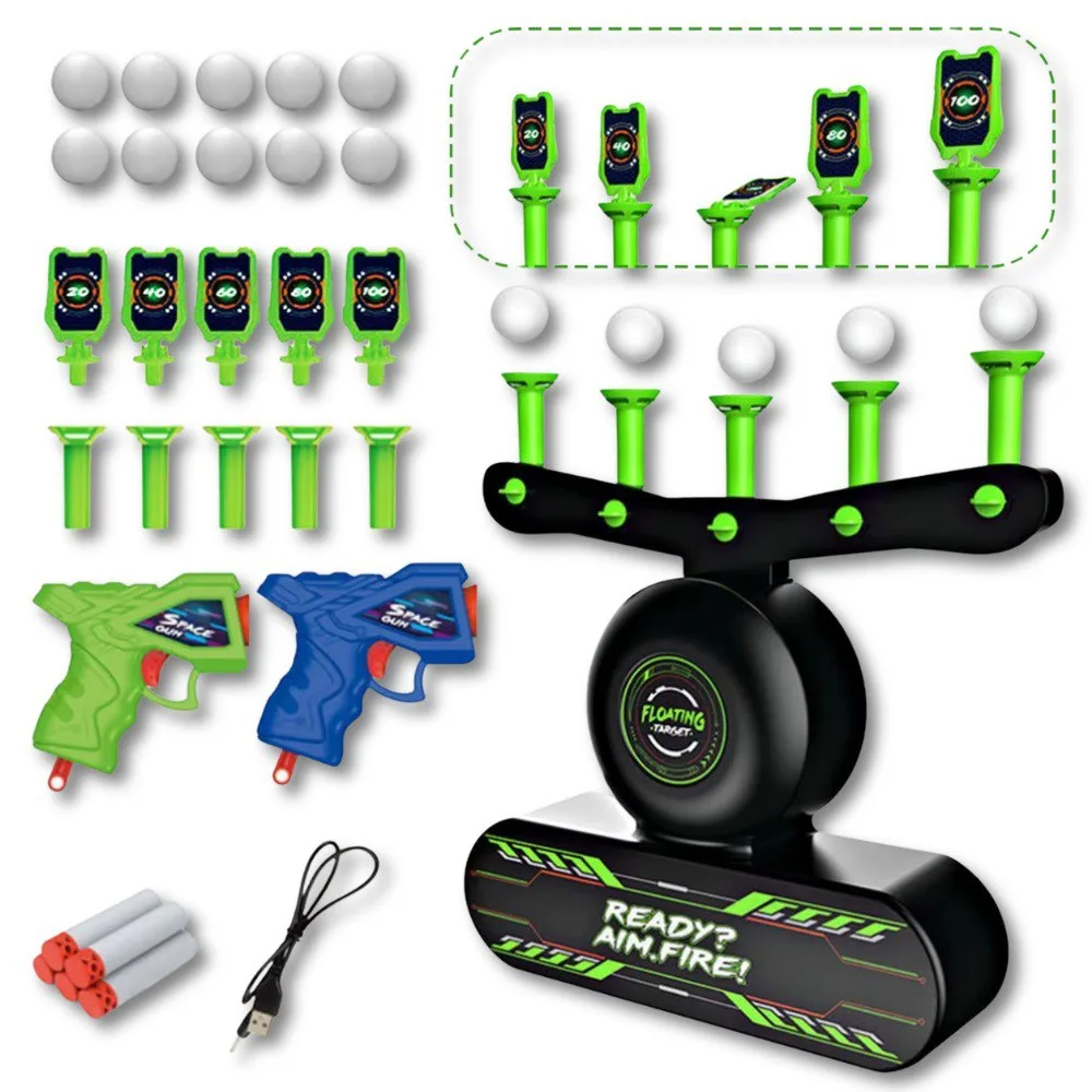 Juego de tiro al blanco con bolas flotantes