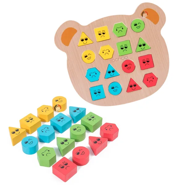 Juego de rapidez de formas y colores con timbre