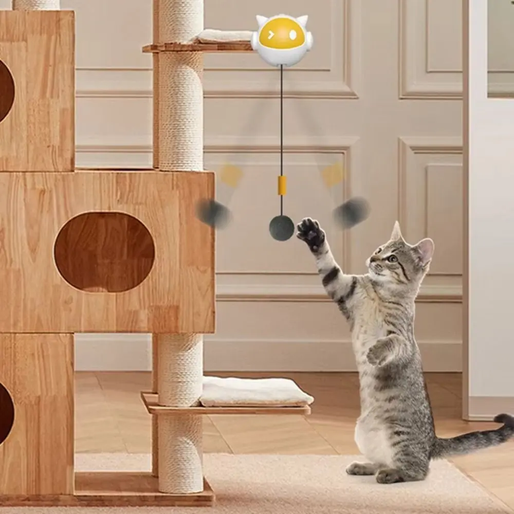 Juguete colgante con bola automática para gatos