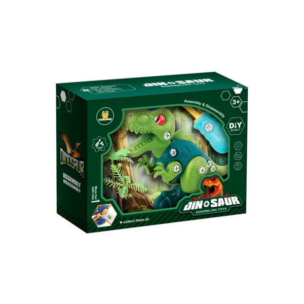 Dinosaurio para armar con destornillador de juguete