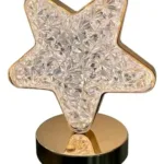 Lámpara de mesa estrella recargable y táctil