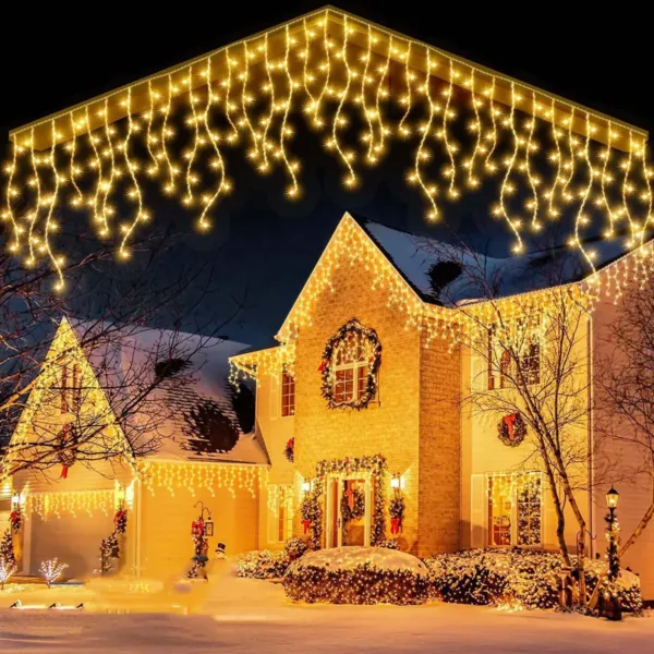 Luces navideñas LED tipo cascada