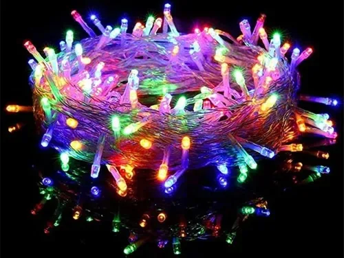 Luces navideñas de 200 LED en serie de 15 metros