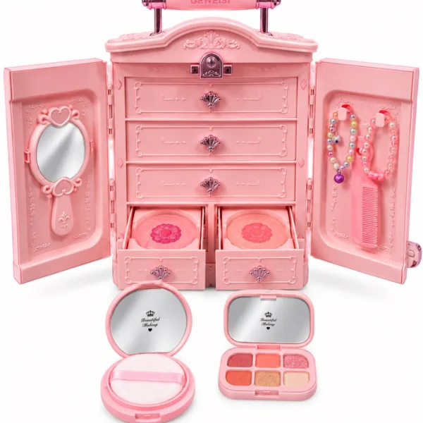 Maleta de maquillaje infantil con cajones