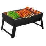 Parrilla asador de carbón portátil y plegable