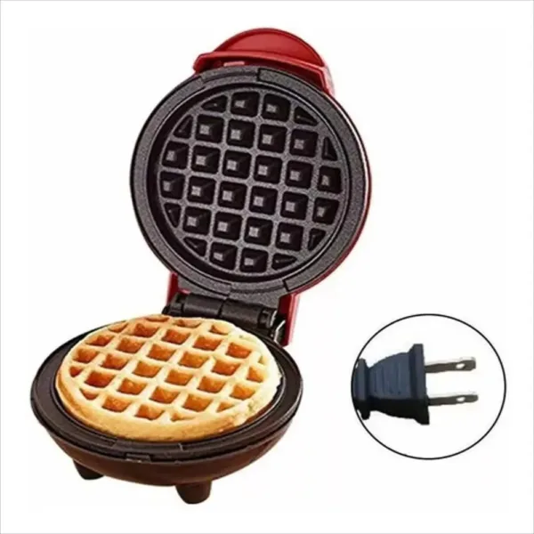 Mini wafflera eléctrica