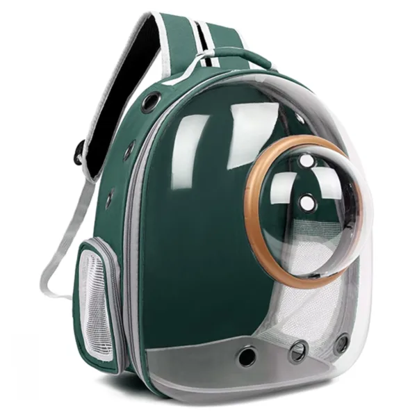 Morral transportador para mascotas con ventana
