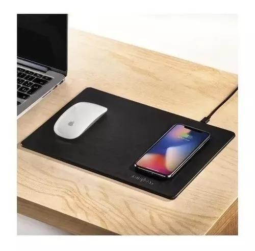 Mouse pad con cargador inalámbrico integrado