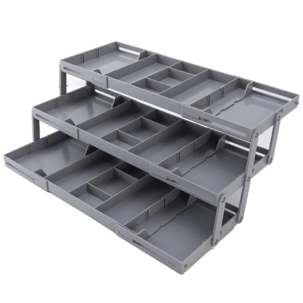 Organizador expandible para cajones de 3 niveles
