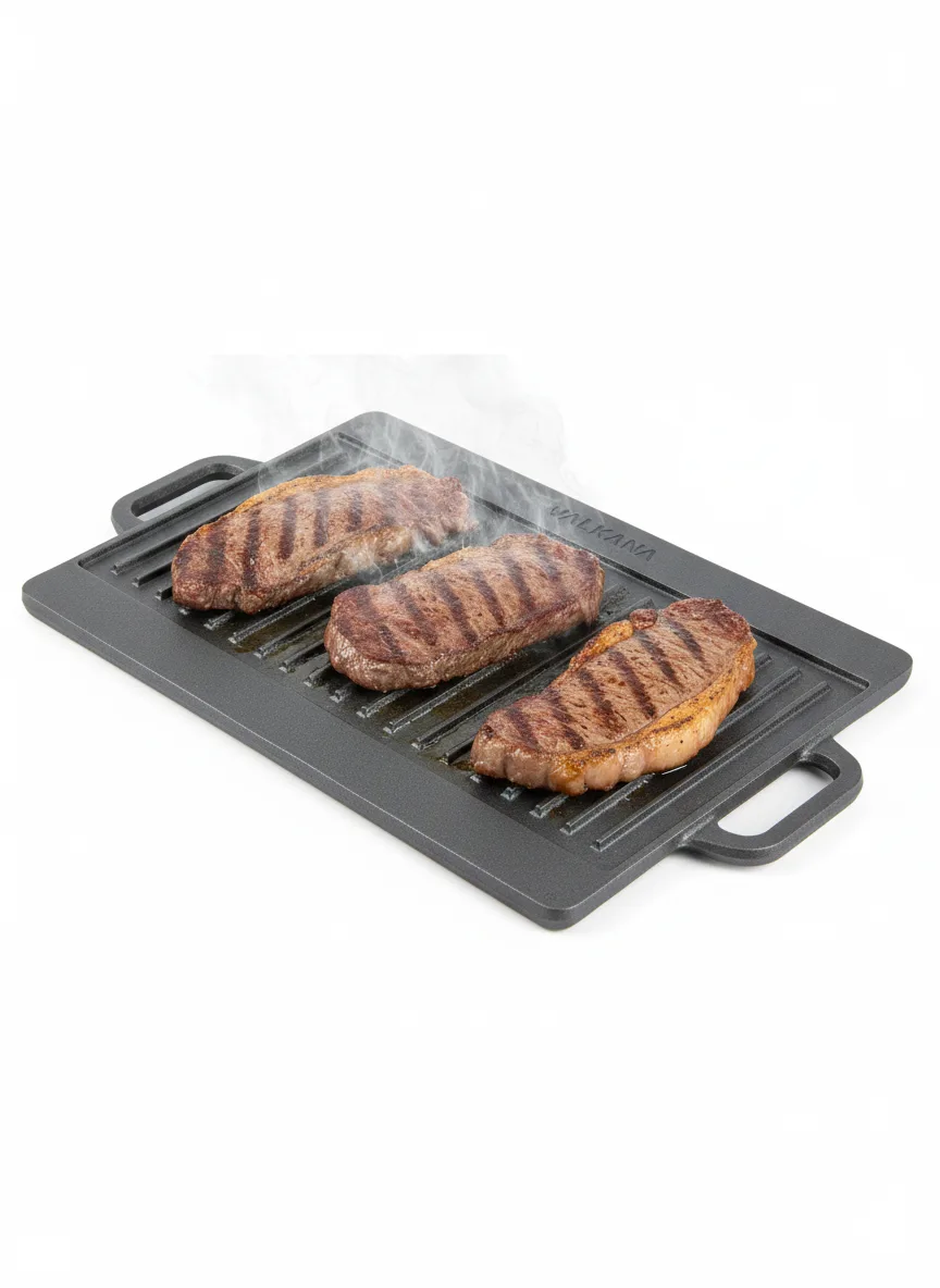 Parrilla reversible de hierro fundido
