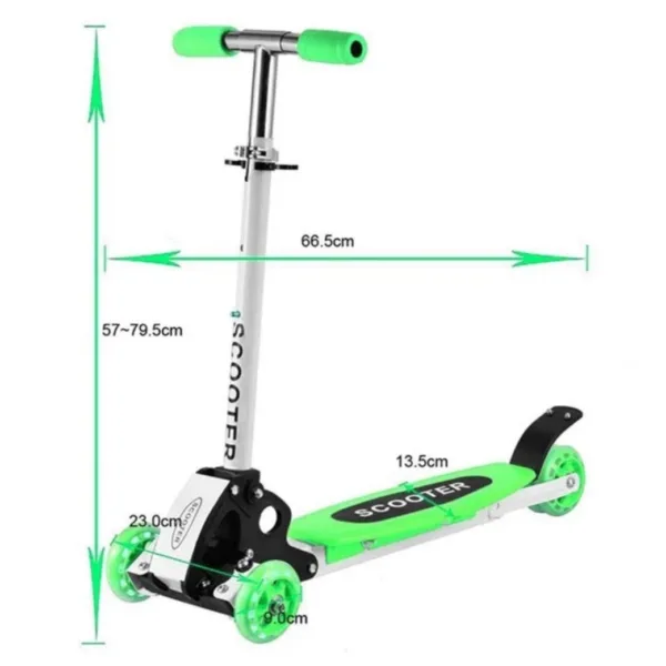Patineta scooter infantil de 4 ruedas