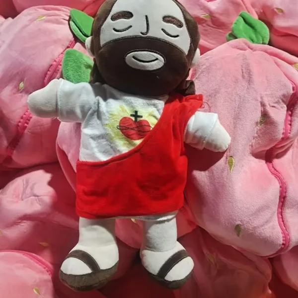 Peluche de Jesús que respira