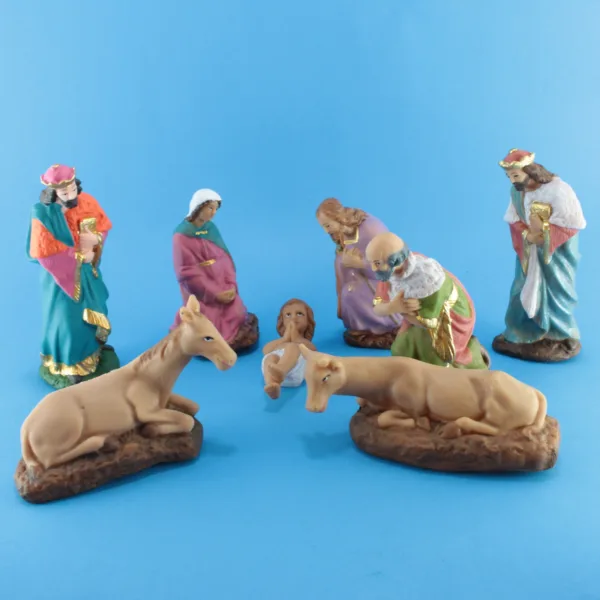 Figuras para pesebre de 18 cm en plástico