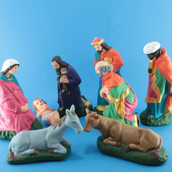 Pesebre de 28 cm con tula