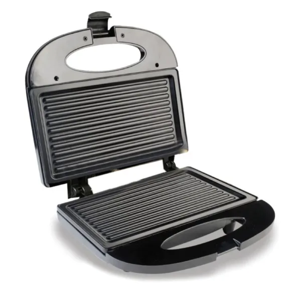 Sandwichera eléctrica tipo parrilla de 800 W